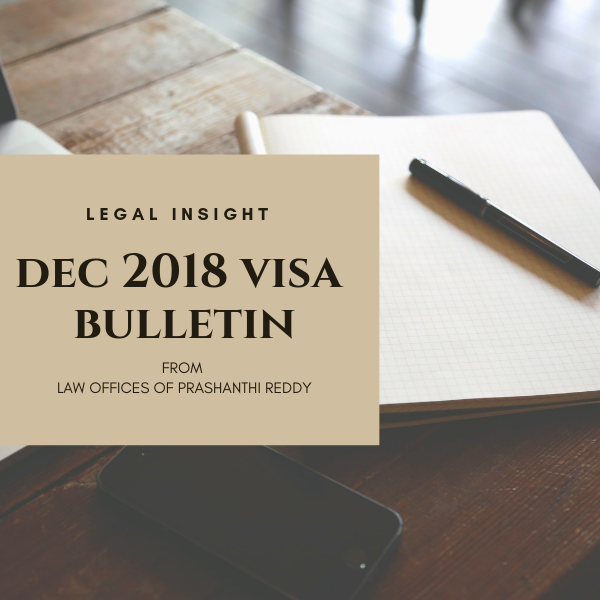 December 2018 Visa