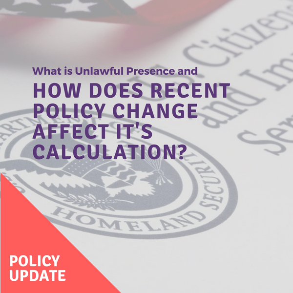HOW DOES THE RECENT POLICY CHANGE AFFECT ITS CALCULATION