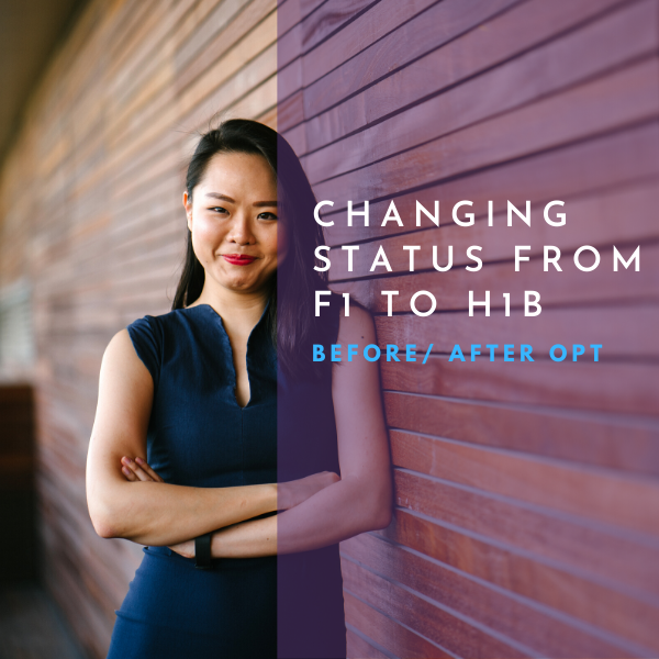 Changing Status From F1 To H1b, After Or Before Opt Employment Authorization