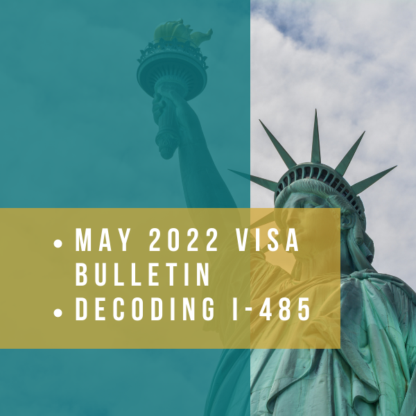 May 2022 Visa bulletin- Reddyesq