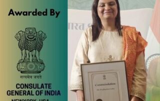 Honored by the Consulate General of India, New York